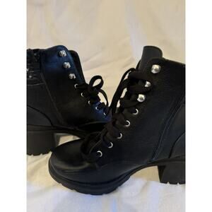 NOBO Black Studded Ankle High Boots size 11